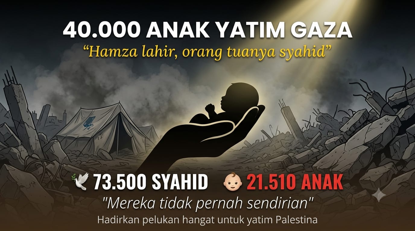 Sedekah Jariyah : Hadirkan Senyum, Bahagiakan Yatim Palestina